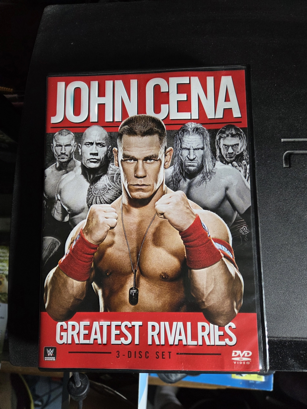 John Cena Greatest Rivalries DVD - Red/Black Cover